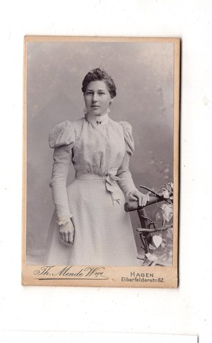 Cdv foto feine - cdv, dame
