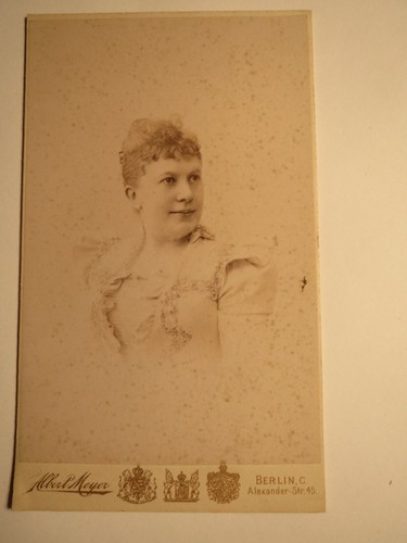 Berlin 1899 frau im kleid - im,