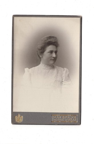 Cdv foto damenportrait mit - foto,