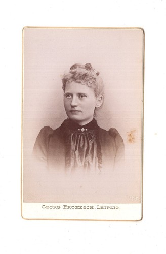Cdv foto damenportrait - cdv,