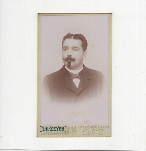 Cdv foto herrenportrait mit - foto,