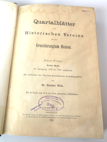 Quartalblätter des