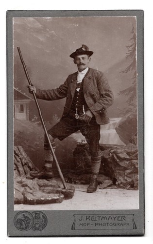 Cdv tegernsee mann tracht - cdv,