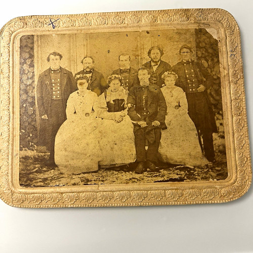 Historisches gruppenfoto 1867 - gruppenfoto,