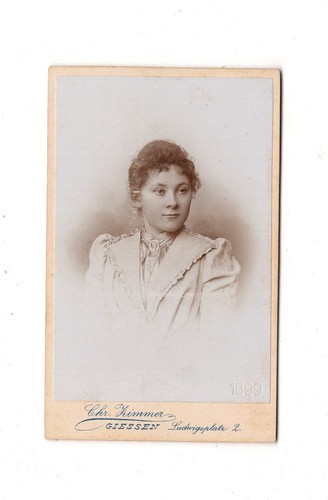 Cdv foto damenportrait - cdv,