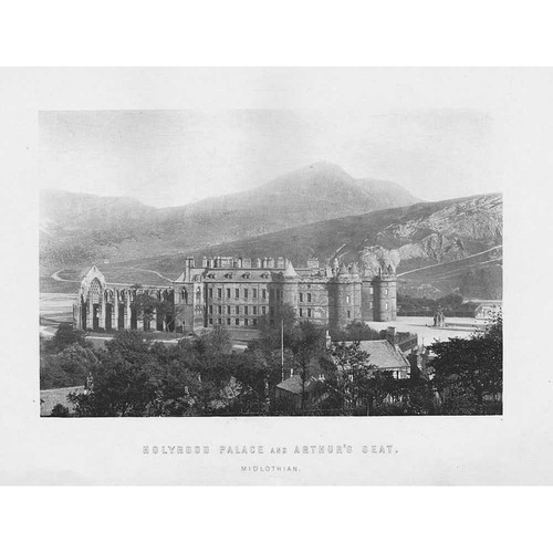 Holyrood palace arthurs seat - palace, &