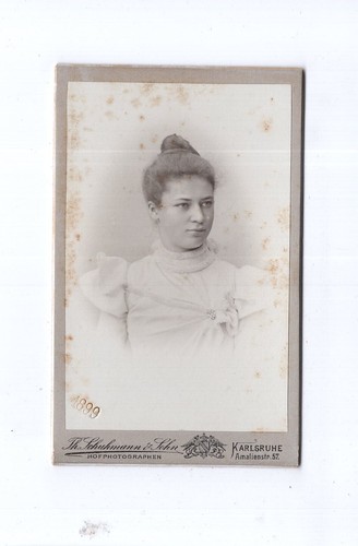 Cdv foto damenportrait - cdv,