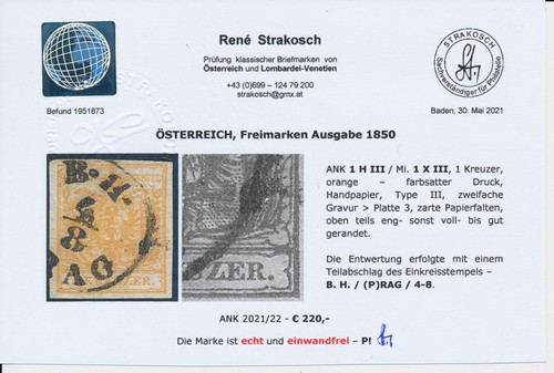 österreich 1850 1kr - Österreich,