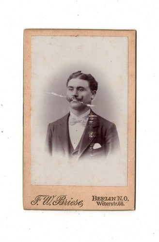 Cdv foto herrenportrait - foto,