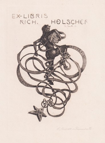 Exlibris karl schmoll - /, v