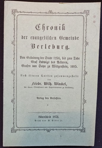 Chronik der gemeinde - der,