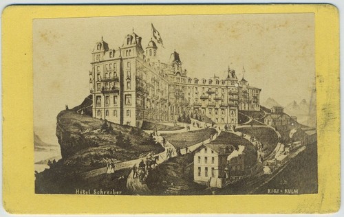 Cdv 1875 hotel schreiber - 1875,